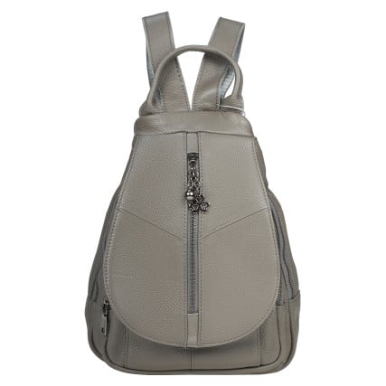 Женский кожаный рюкзак Mike Browen серый MB3191grey Женский кожаный рюкзак Mike Browen серый MB3191grey