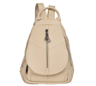 Женский кожаный рюкзак Mike Browen светлый тауп MB3191ltaupe