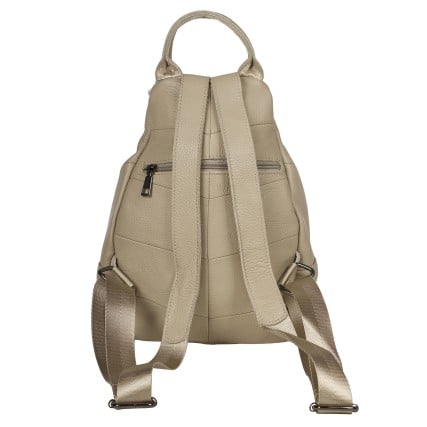 Женский кожаный рюкзак Mike Browen светлый тауп MB3192ltaupe – Фото 4