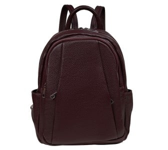Женский кожаный рюкзак Virginia Conti бордовый VC02443bordo