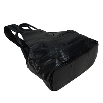 Женский кожаный рюкзак-сумка Mike Browen черный MB7733black – Фото 5