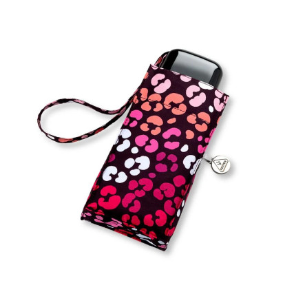 Зонт женский Fulton L501 Tiny-2 Funky Leopard (Розовый леопард) L501-042038 – Фото 2