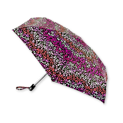 Зонт женский Fulton L501 Tiny-2 Funky Leopard (Розовый леопард) L501-042038 – Фото 1