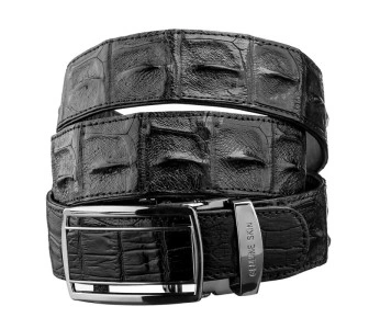 Мужской ремень CROCODILE LEATHER из кожи крокодила